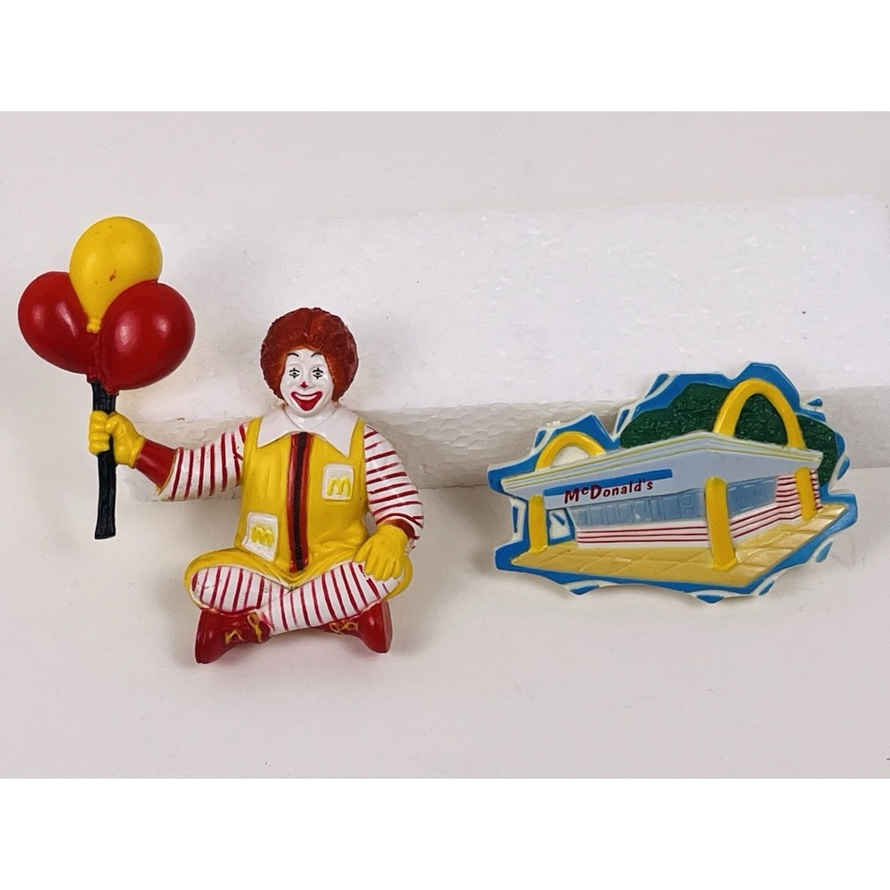 Lot‎ of 2 McDonald's Refrigerator Magnets 1997 1998 Collectible Vintage